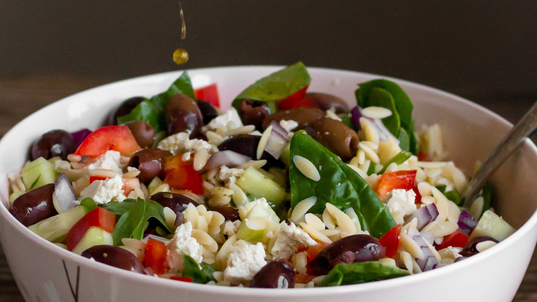 ΚΡΥΟ ΚΡΙΘΑΡΩΤΟ ΜΕ DRESSING ΛΕΜΟΝΙΟΥ